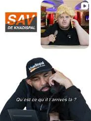 Thumbnail of a humorous “customer service” video with influencers