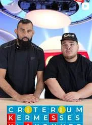 Video thumbnail with two influencers in a studio